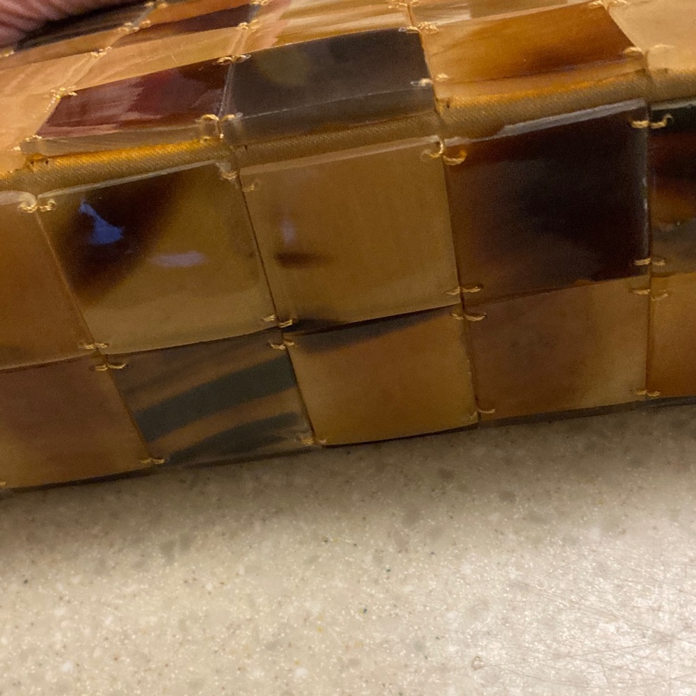VTG Shira Leah Chicago Lucite Tiled  Handbag - Picture 4 of 9